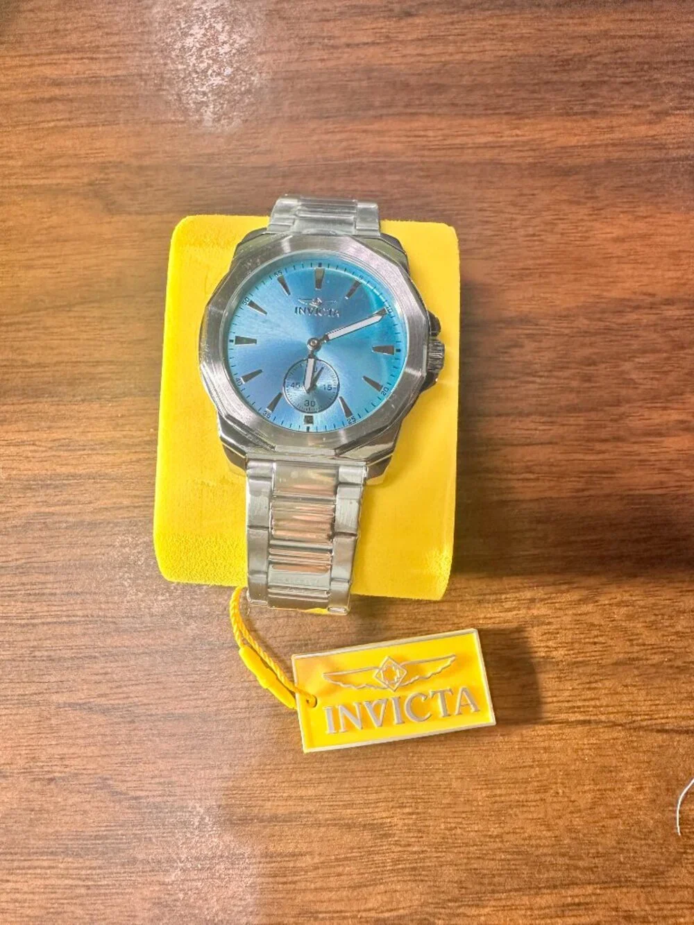 Brand New Invicta Speedway 51137 Men’s 42mm Tiffany Blue Dial Watch – Octagonal